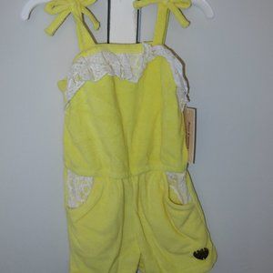 Juicy Couture Strapless Girls  Cover-Up Romper 3T